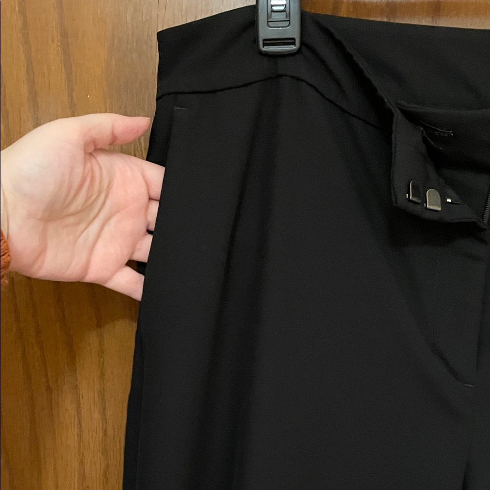 LOFT UEC Women’s Size 14 Black Dress Pants trousers with side detail 4 pockets - Picture 5 of 9